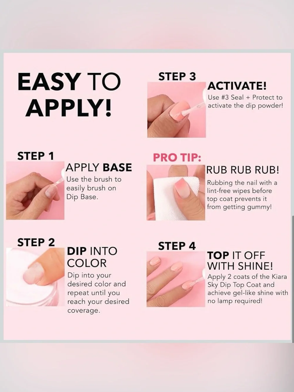 💅 Kiara Sky Professional Clear Dip Powder (DMC2) – New